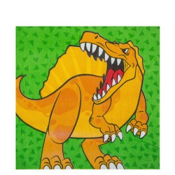 Large Dinosaur Napkins Table Decoration Party Supplies Special Events 25 Count